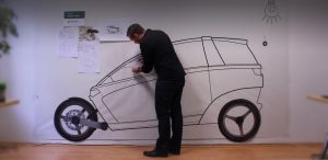 Design Taping of the Innvelo three concept car