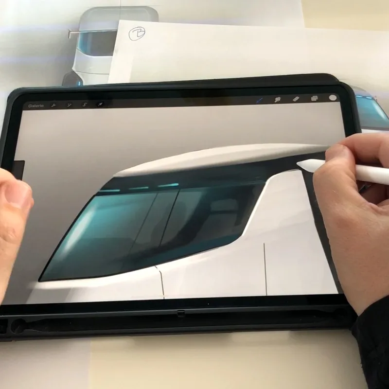 iPad Design Sketching